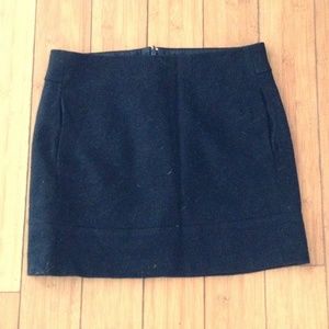 J. Crew Wool Mini Skirt